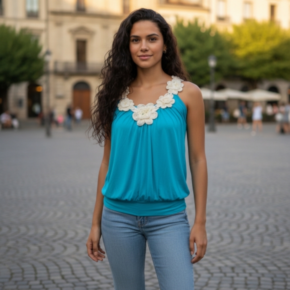 Rue21 Teal Racerback Tank